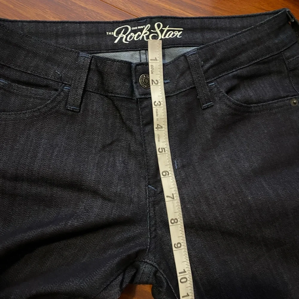 Old Navy Dark Indigo Women’s Jeans - Classic Bootcut Petite - Picture 6 of 8
